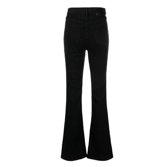 DKNY Boerum Flare Jeans 31 12 Black NWT High Rise Boot Cut Women's - Picture 2 of 8